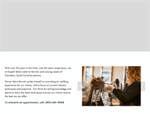 Tablet Screenshot of capellisalonsc.com
